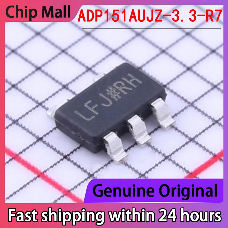 1PCS ADP151AUJZ-3.3-R7 Silk Screen LFJ Linear Regulator Chip Packaging SOT23-5 Brand New Original Packaging