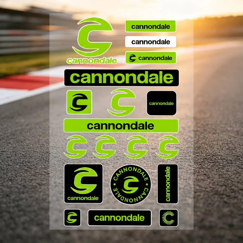 Cannondale Long Lasting Waterproof Reflective Sticker Scratch Conceal Fit Motorcycle Car Helmet Fridge Decals