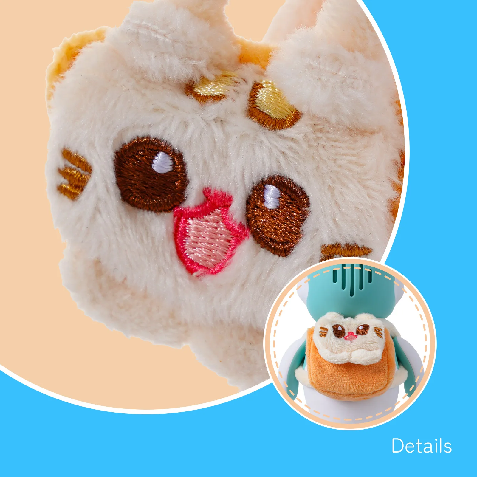 4 قطع من ملحقات ألعاب الروبوت Eilik حقيبة ظهر صغيرة، للهدايا التفاعلية Eilik (4 قطع ألعاب فقط، الروبوت غير متضمن)