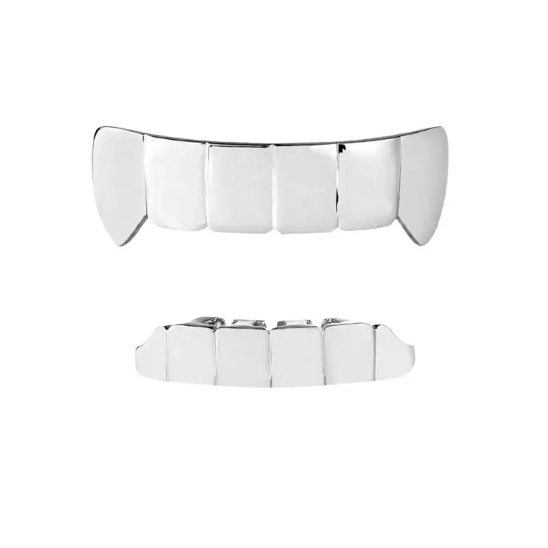 31BB Connected Mouth Jewelry Tooth Grill Set for Streetwear Styling