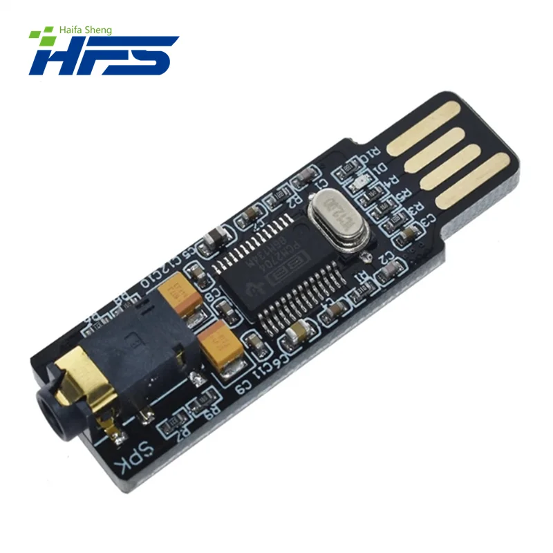 Mini PCM2704 USB Audio Sound Card DAC Decoder Board Free Drive for PC laptop