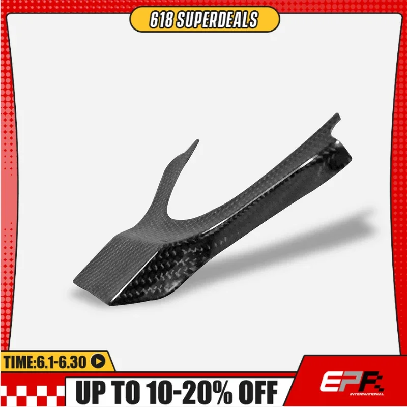 

Car-styling Carbon Fiber Steering Wheel Cover Glossy Finish Interior Trim Set Fibre Inner Tuning Part Kit For Lexus IS 2013 On