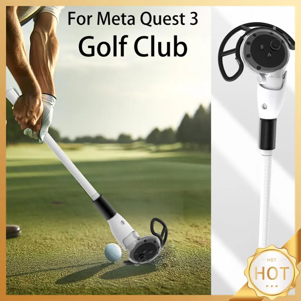 Realistic Grip Handle Attachment Non-Slip Golfing Game Extension Adapter Anti-collision for Meta/Oculus Quest 3 for Meta Quest 3