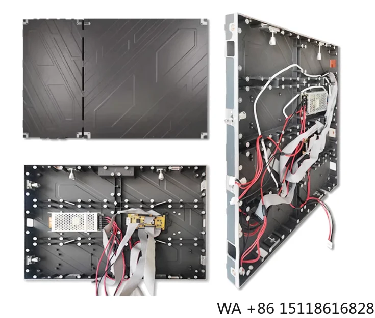 Commercial Outdoor Cabinet with 640*480 Small Pitch LED Display Die Cast Aluminum Enclosure HaiJia GaoKe 160*320 Module Display