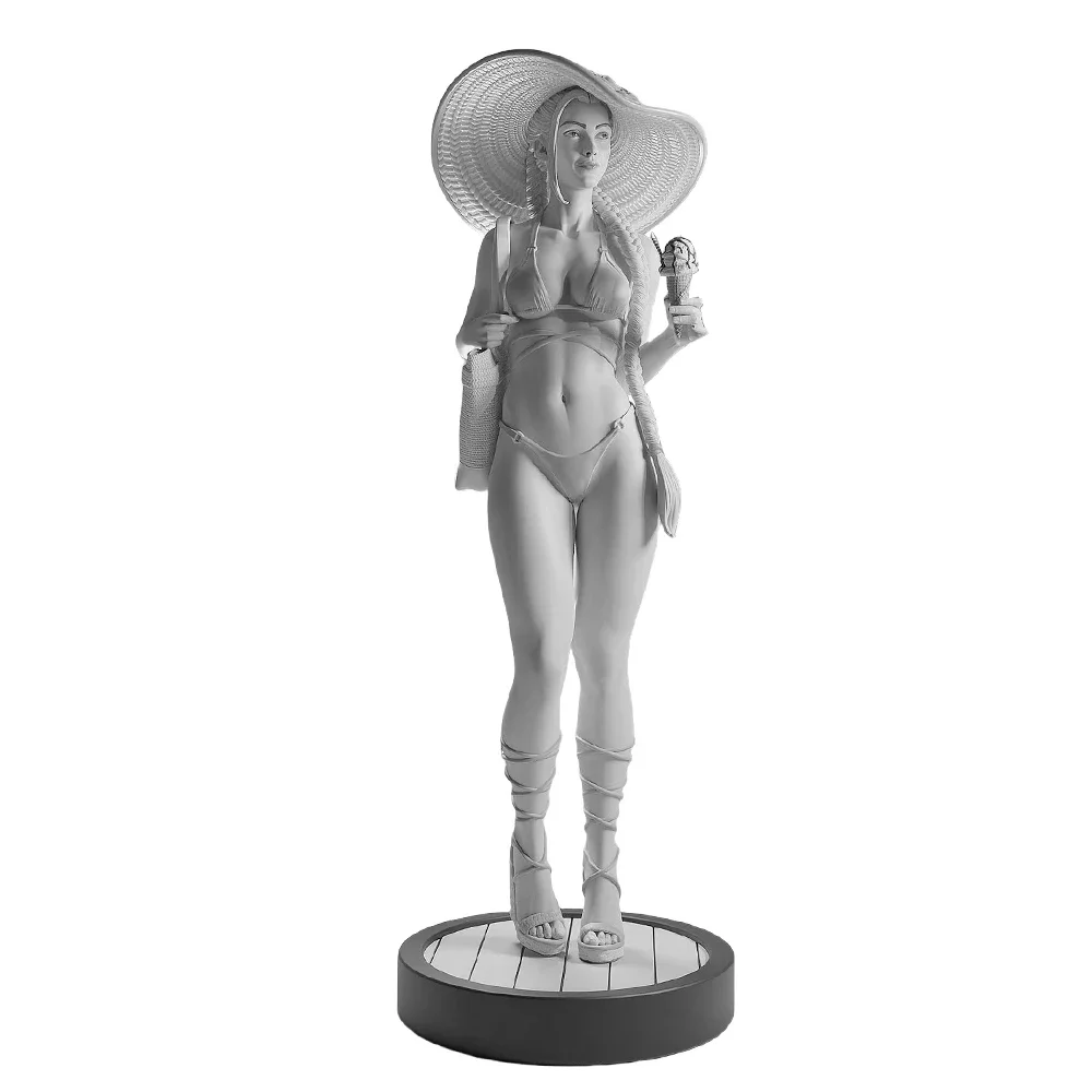 Cammy White Figuur 1:24 Miniatuur Resin Model Kit Ongeverfd Plastic Model Kit A743