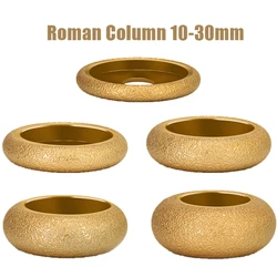 Disque de meulage pour colonne romaine, alésage de 20mm de diamètre, 3 pouces, 75mm de diamètre, diamant brasé, pour marbre, Demi-bullnose