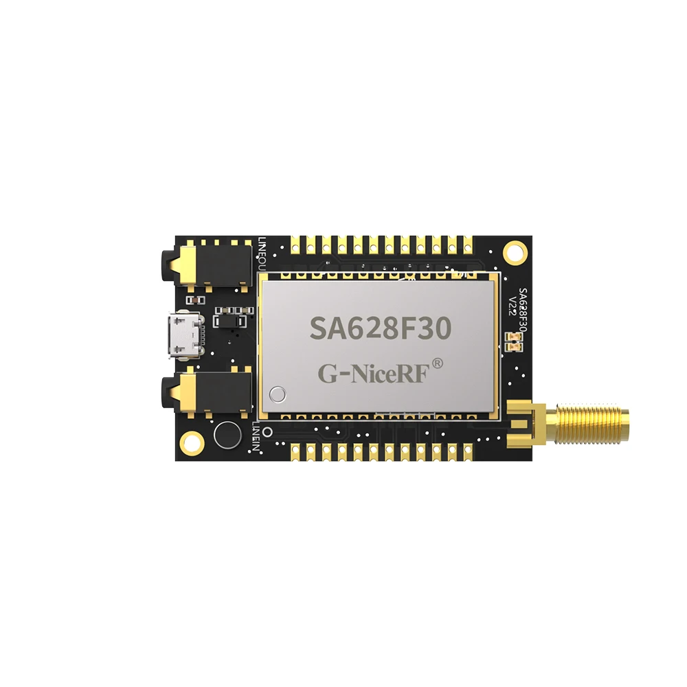 2 pz/lotto sa628f30-2 ~ 4Km 1W full-duplex MESH network modulo audio wireless vocale di alta qualità per casco da equitazione, dispositivo per