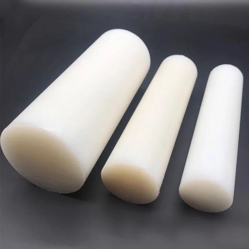 Haste Redonda do Nylon Pa6 Barra Natural Branca Coordenador Plástico