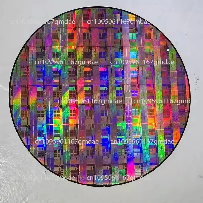 Wafer de silício, wafer de litografia de 8 polegadas e 6 polegadas, circuito integrado, wafer de silício semicondutor, chip IC, suporte acrílico