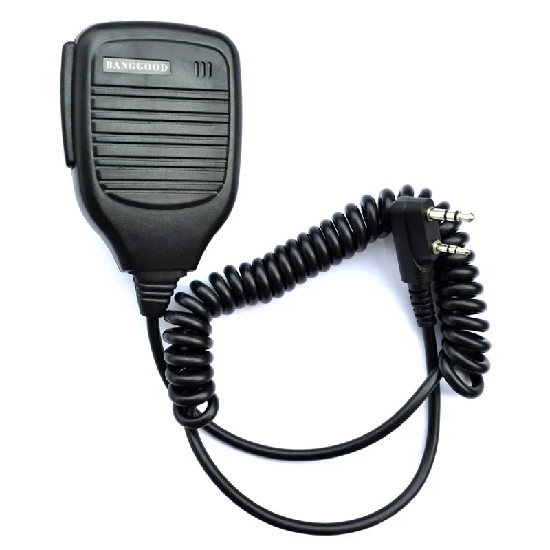 Microfone Ptt para walkie talkie kenwood, alto-falante portátil, modelo uv-5r, bf-888s, retevis, h777, rt3, rt80, tyt, walkie talkie