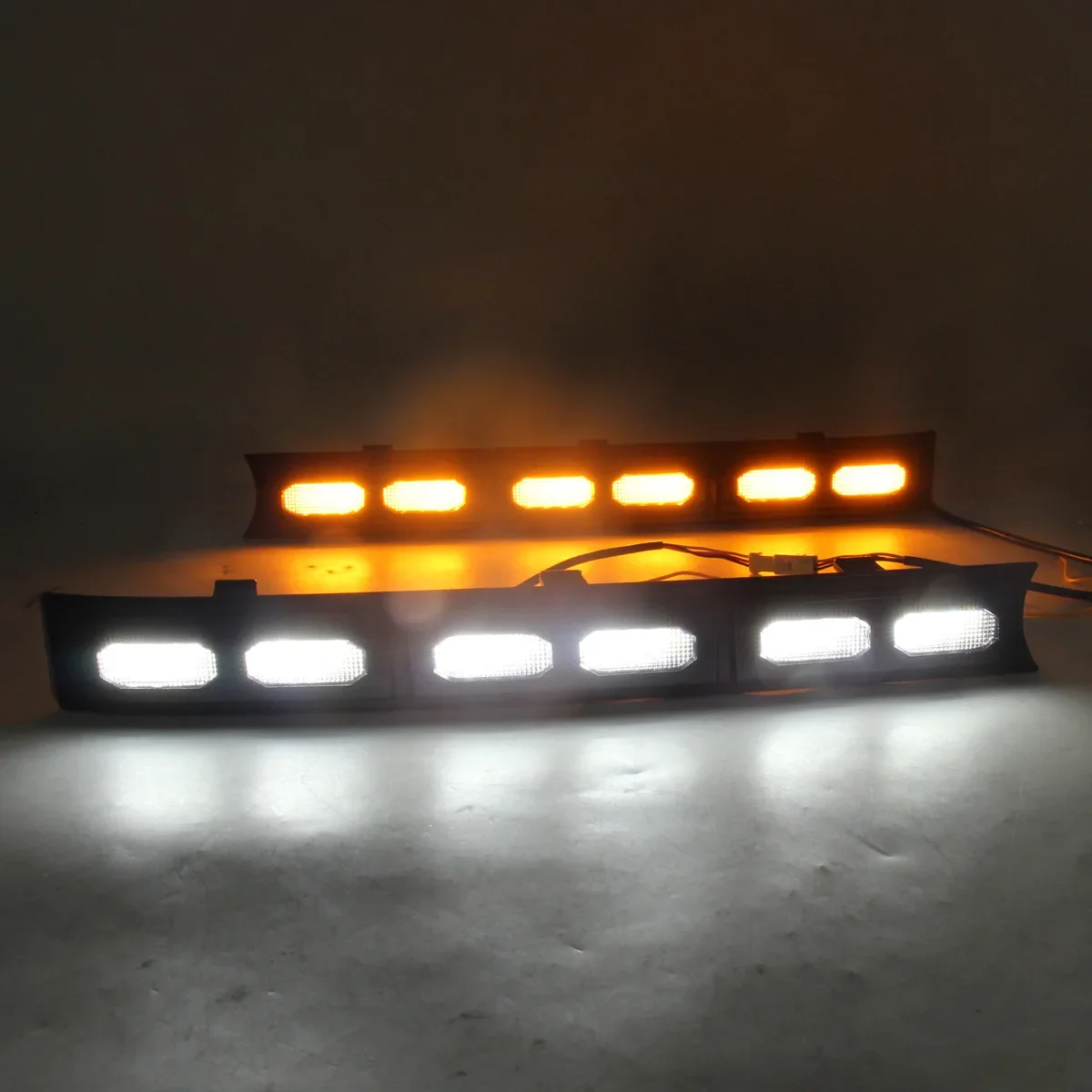 Car Center Grille Light Day Light for Ford Ranger 2023 2024