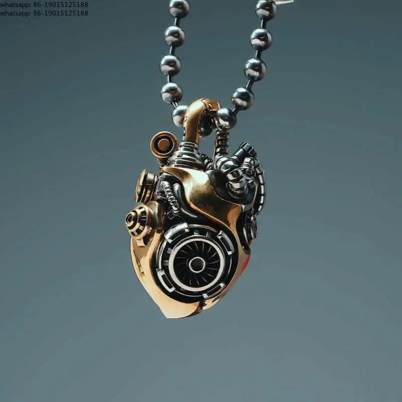 New pendant retro and old bionic punk style niche DIY decompression necklace jewelry accessories