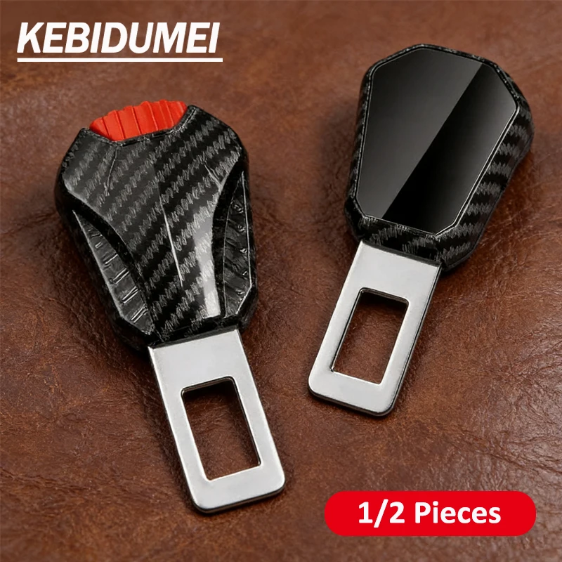 Kebidu extensor de clipe de cinto de segurança de carro, extensão de cinto de segurança automático, inserção grossa, extensor de soquete, fivela de segurança, plugue de fivela de cinto de segurança