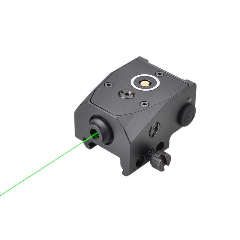 Tactical Green Laser Sight Metal Mini Magnetic Rechargeable Pistol Dot Sight Three Installation 20mm Rail/20mm Slot /Mlok System