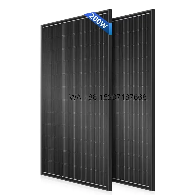 Wmwmnu 200W Half Cell Rigid Solar Panel for Home Solar Kit with OEM ODM Support High Efficiency Module