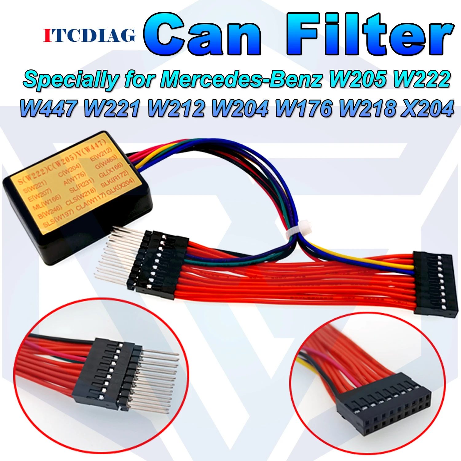 Car Instrument CAN Filter for Mercedes for Benz W205 W222 W447 W221 W212 W204 W176 W218 X204 KM Filter Kilometer Can Blocker Fit