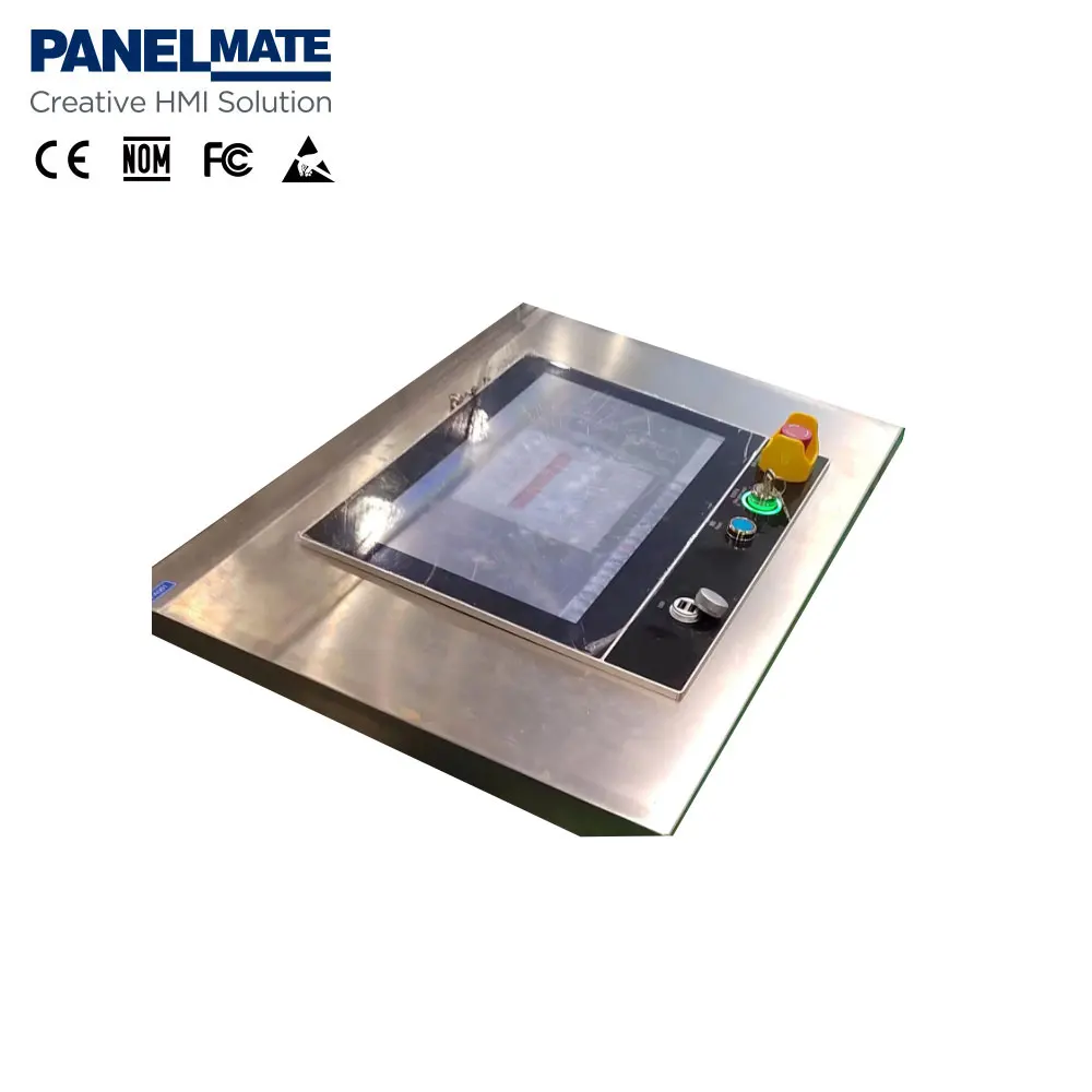 18.5 Inch Capacitive Industrial Touch Screen Display Ethercat Control Panel Industrial  IP65 High Brightness