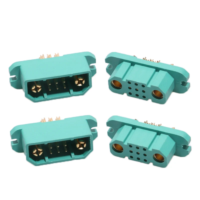 2Pairs VTOL Pro Connector JX9 Multi Wire Servo Extension Plug Signal Wire for RC Airplane Turbine Jet Model DIY BMS Charging