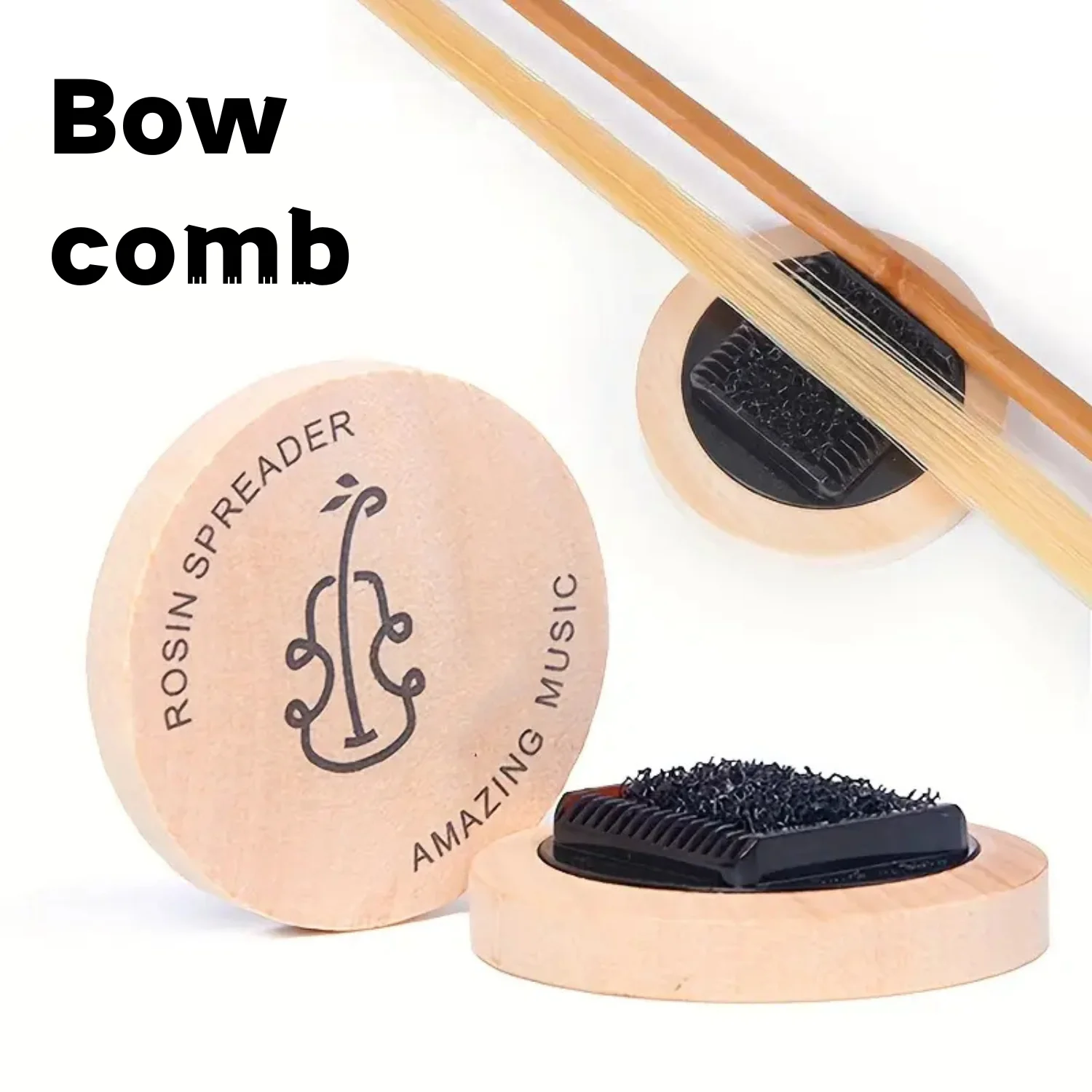 Violin Bow Comb Bow Comb Large Viola Removes Excess Rosin Brightens the Tone to Make the Performance More Brilliant Easter Gift