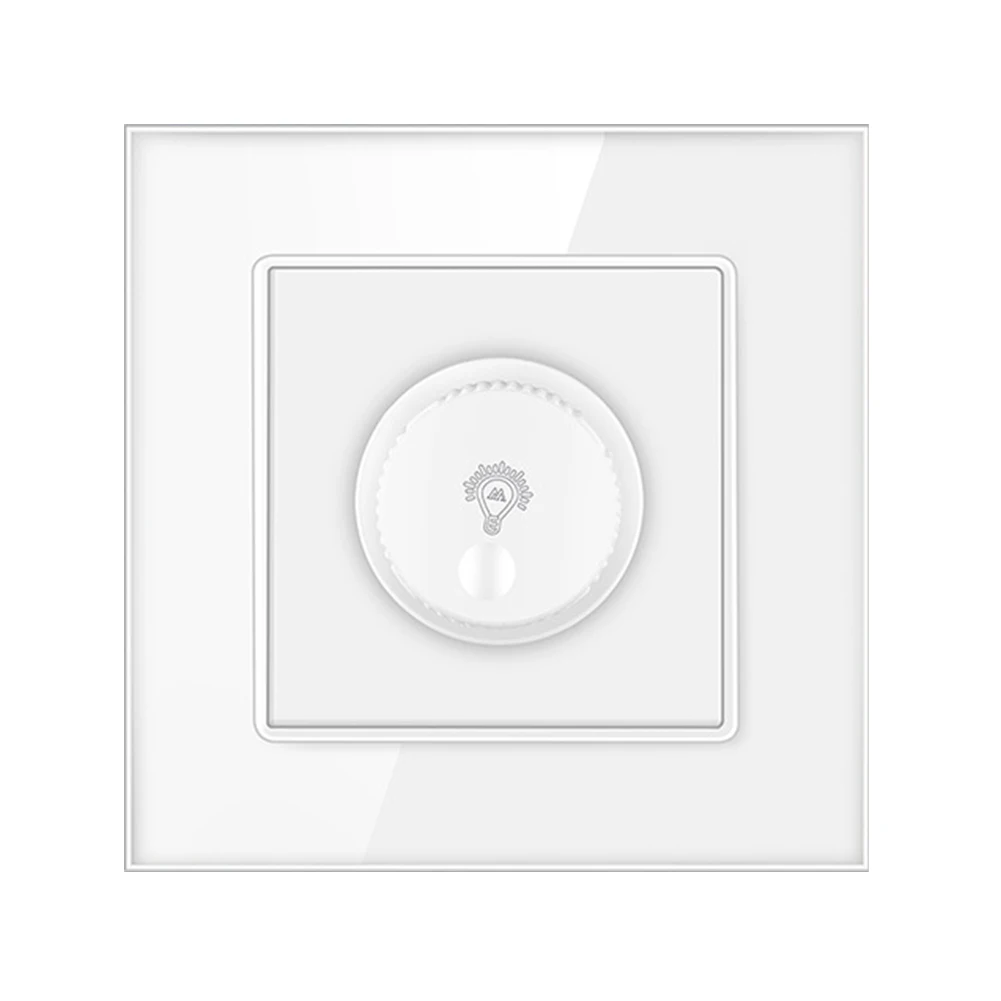 

Rotary Control Dimming Switch Compatible with Dimmable For LED Incandescent Bulbs for Precise Lighting Adjustment