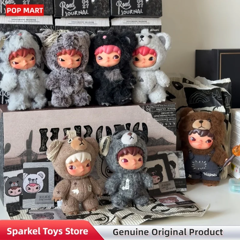 

Коллекционная серия Popmart Hirono Road Journal: Мягкие виниловые куклы-подвески в закрытой упаковке, модные игрушки, тайные коробки, брелоки-куклы, подарок на день рождения