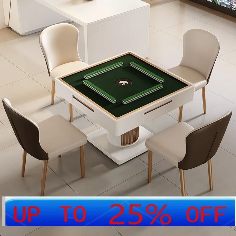 

yjq dining table mahjong table dual-purpose integrated combination modern simple rock slab