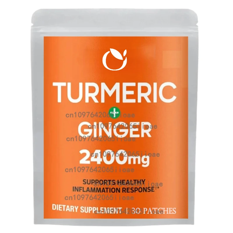 

30 Patches Omega 3 6 9 Plus Turmeric Curcumin Transdermal Patches - Supports Heart Health - Joint
