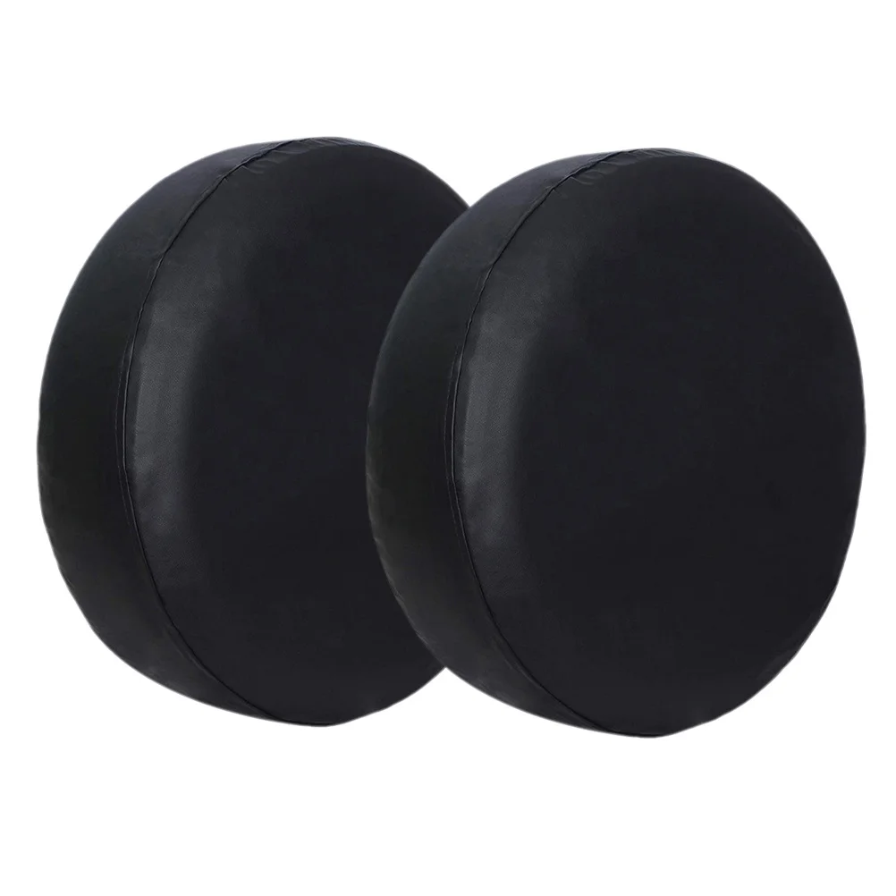 2Pcs Car Tire Cover PVC Material Sun Damage Protection for Suvs Trucks Rvs Spare Tire Covers Camper Accessories