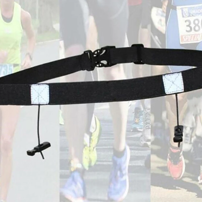 

Bib Holder For Unisex Runners Resilient Triathlon Race Belts For Running Race Bib Holder With Energy Gel Hoops For Marathon