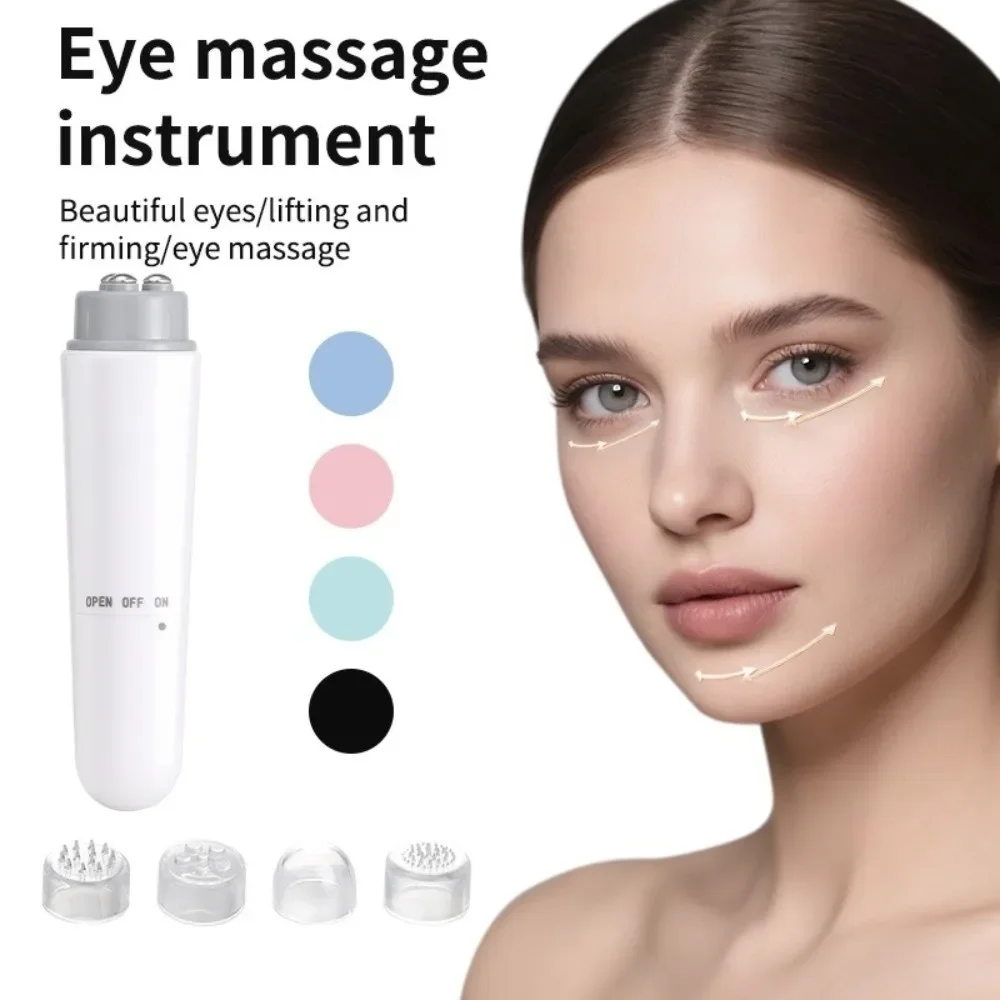 

Household 4 In 1 Electric Facial Massager Mini ABS Eye Beauty Instruments Portable Micro Vibration Eye Massage