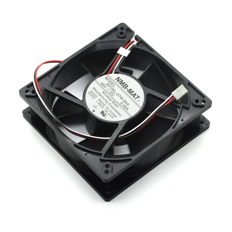 

Original 5015KL-07W-B49 12.7CM 127 * 127 * 38MM 48V 0.46A large air volume frequency converter Cooling fan