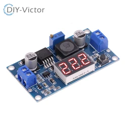 LM2596 DC DC Step Down Converter Voltage Regulator LED Display Voltmeter 4.0~40 to 1.3-37V Buck Adapter Adjustable Power Supply