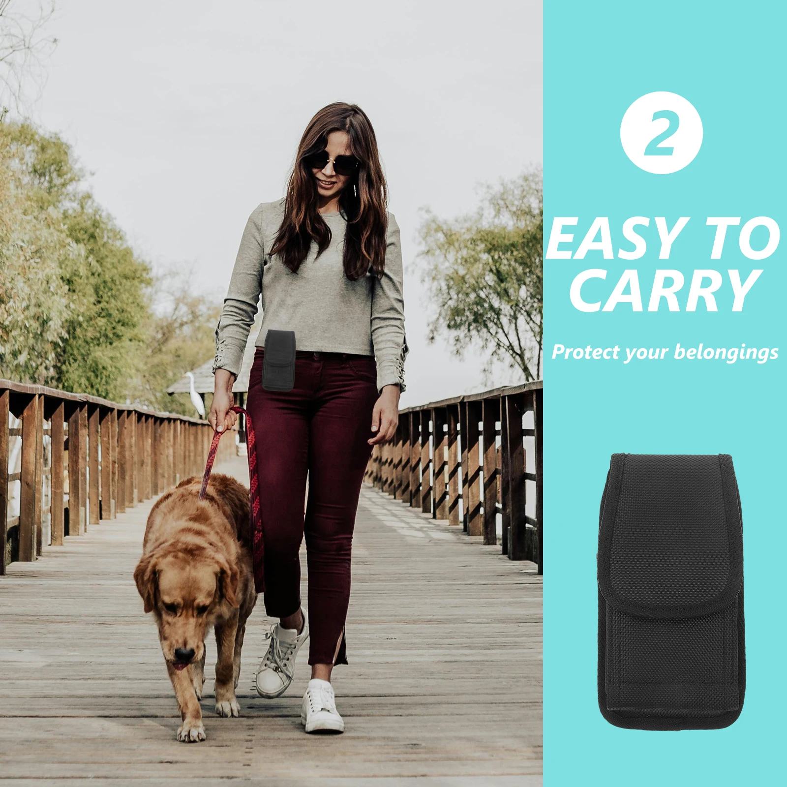 

Phone Waist Bag Lightweight Durable Oxford Cloth Storage Holder Belt Bag for Phone Keys Cards Suitable Men Women Running Jogging