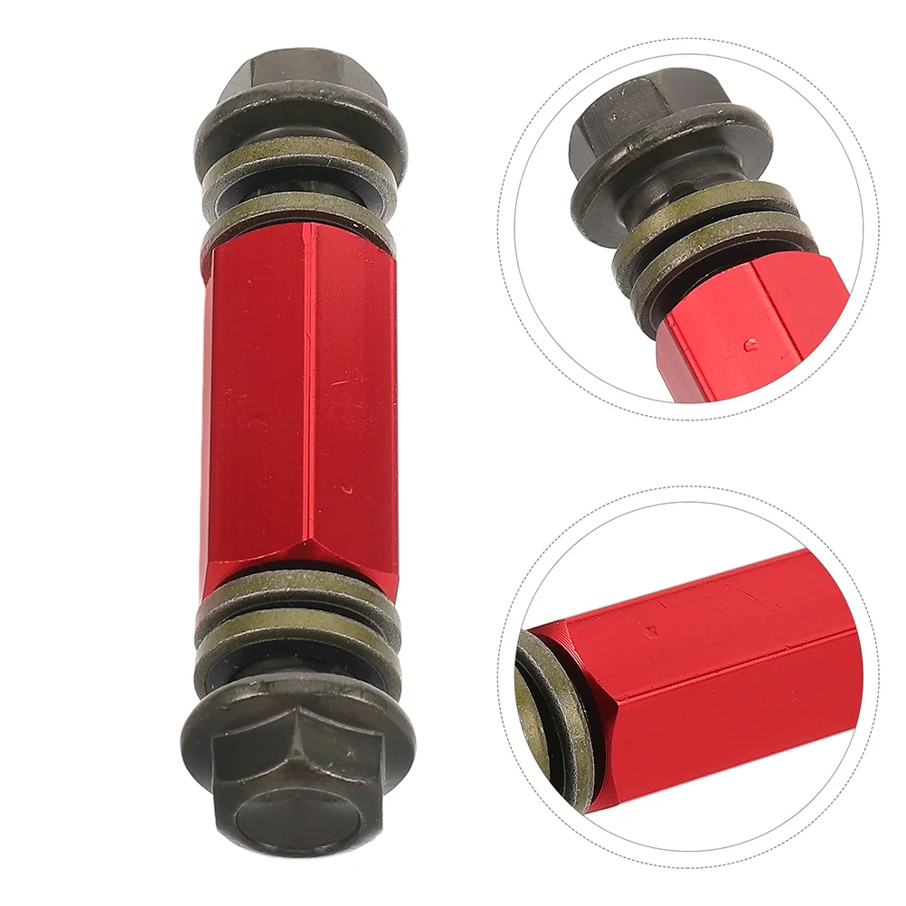 2 Pcs Brake Hose Motorcycle Lengthen Line Fittings Metal Universal Clutch Connector Reducer