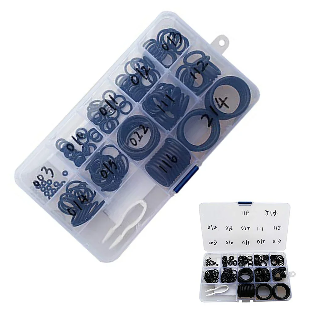 170pcs Scuba Diving Rubber Seal Tank Valve Hose Regulator Seal Rings Repair Tools Parts Scuba Diving Accessories Replace Kits