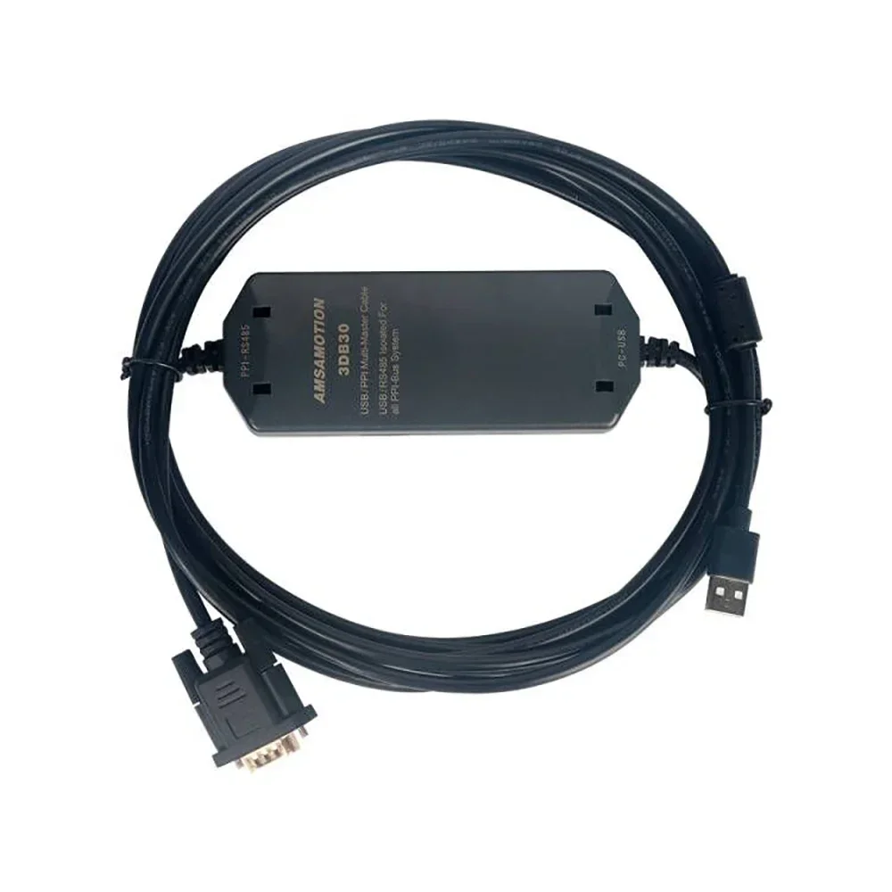 6ES7901-3DB30-0XA0 For Siemens S7 200 PLC Programming Cable USB/PPI+ Isolation Type Support Baud Rate 187.5kbps