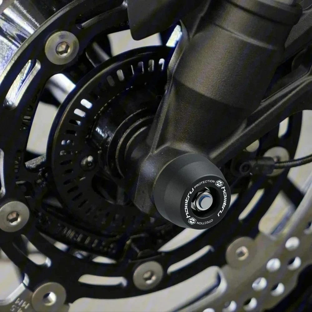 Rear Front Axle Fork Crash Sliders Motorcycle Wheel Protector Kit For Yamaha MT-09 MT-09SP / Tracer9 Tracer 9 GT 2021-2024