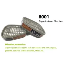 Organic 6001 6002 Filter Cartridge Dustproof Cotton 5N11 5P71 For 6200/7502/6800 Gas Mask Chemical Respirator Painting Spraying