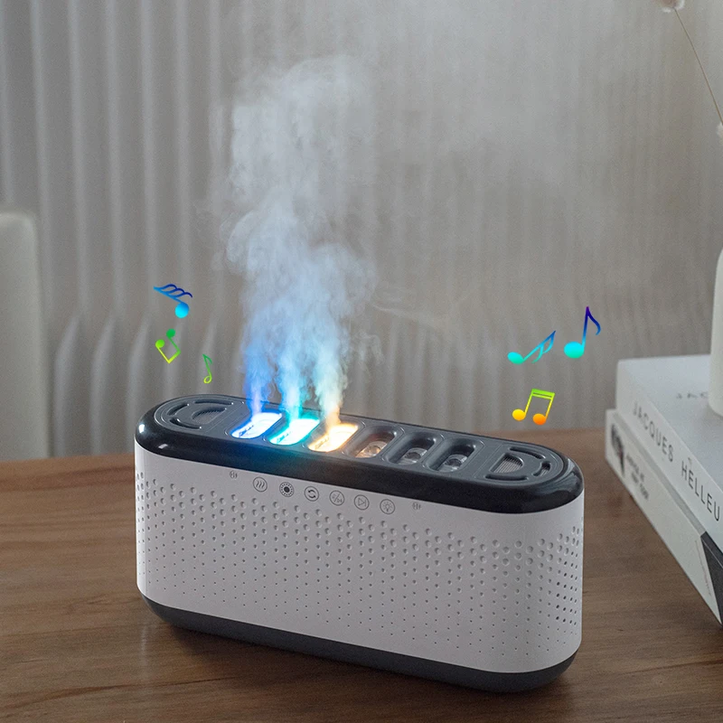 

New Bluetooth audio humidifier USB plug-in home desktop multi-spray cool pickup dynamic humidifier