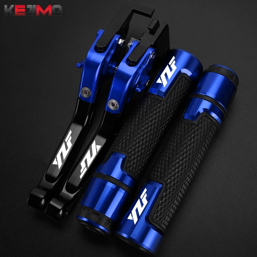CNC Aluminum For YAMAHA YZF YZF 600R R1/R3/R6/R7/R15/R125 yzf Motorcycle Adjustable Brake Clutch Lever Hand Grips Handlebar Ends