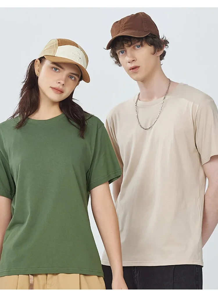 Free printing 180Gsm 100% Cotton Short Sleeve Tops Tee  Custom Order Choice Yourself Unisex O-Neck Men T-Shirt Plus Size S-6XL