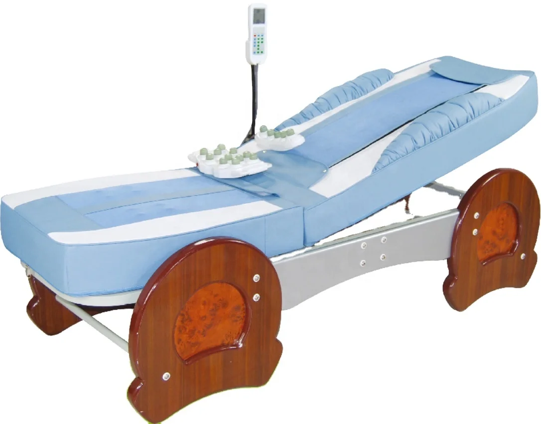 

Natural Jade Hot Stone Massage Bed Whole Body Thermal Infrared Therapy Spine Massager with Heat Function