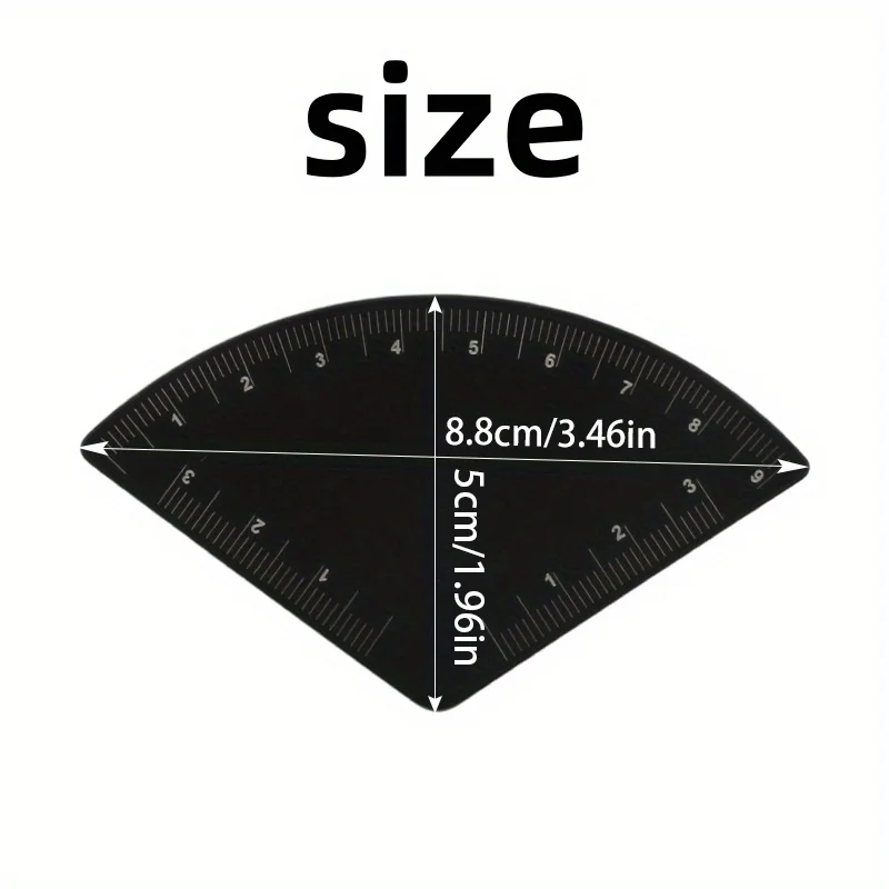 Brow Shaping Kit van 1 minuut voor beginners: stencilliniaal en gids - snel ontwerp, wenkbrauwmapping, precisieliniaal en gids