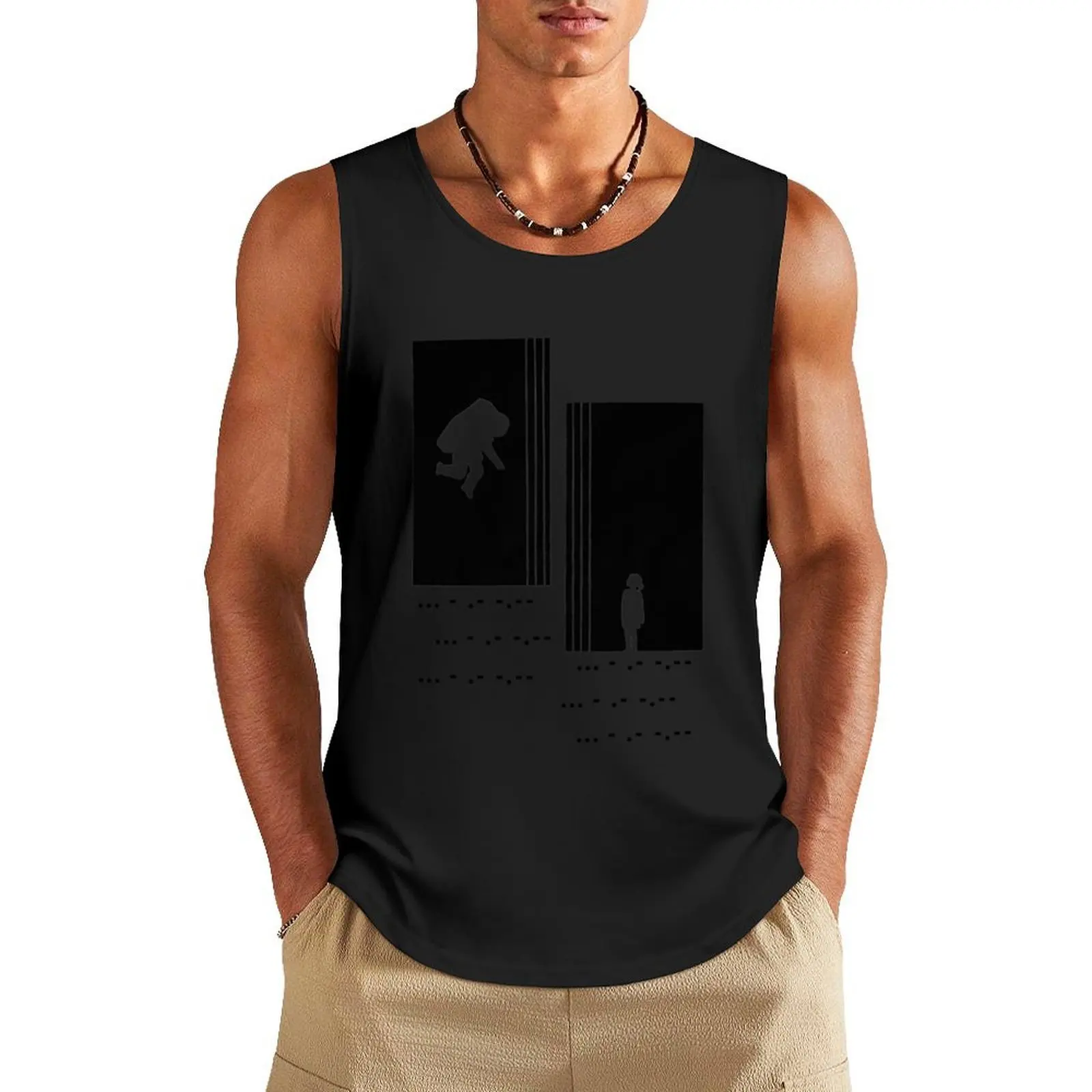 

Interstellar Tank Top men clothes gym shirt men Sleeveless top