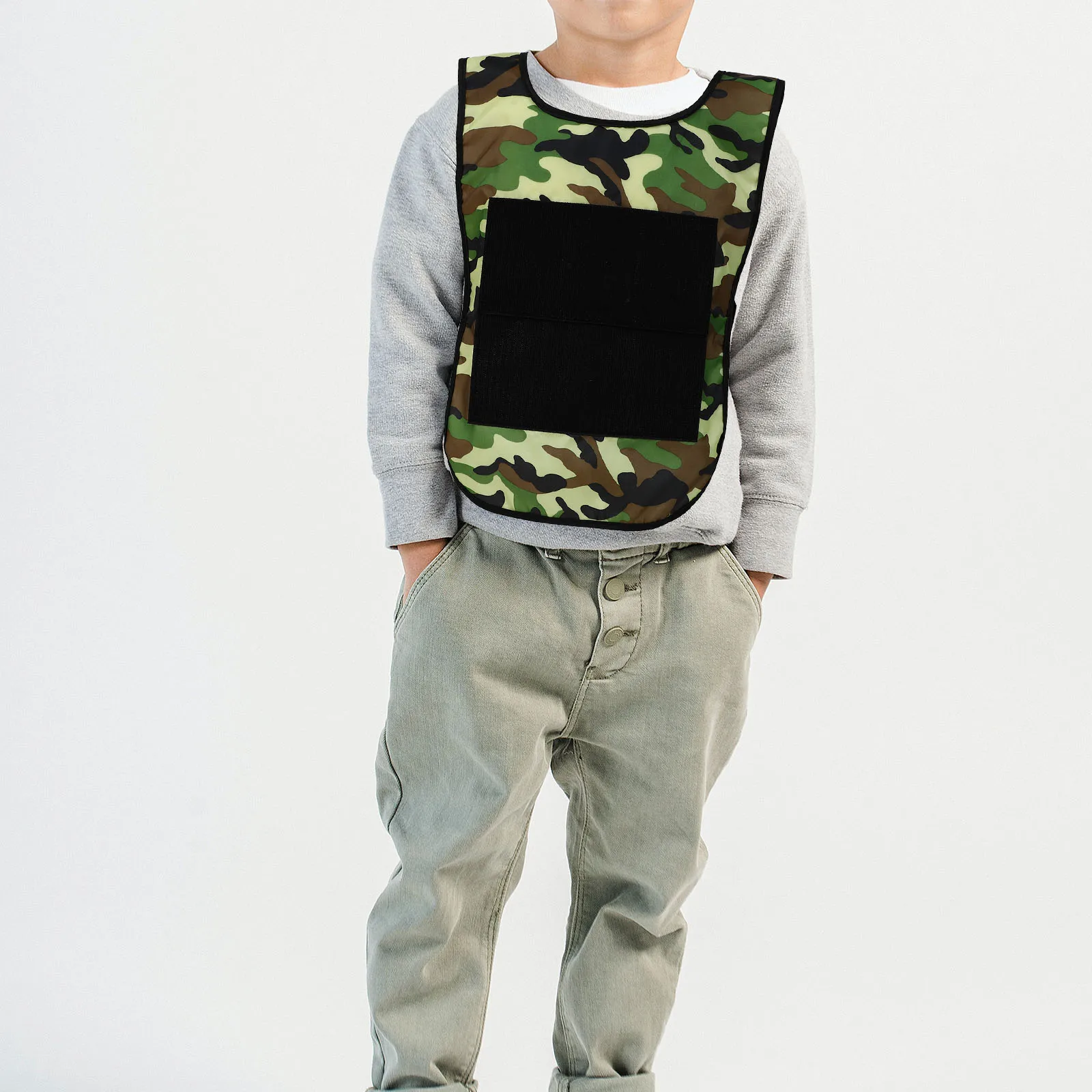 2 세트 끈적 끈적한 조끼 그룹 어린이를위한 장난감 게임 소품 공 야외 옥스포드 천 아기