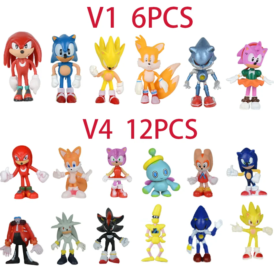 2025 جديد رائجة البيع سونيك سوبر ساوند ماوس 6 PSP لعبة الدمى يدوية الصنع الحلي نموذج الدمى سونيك الظل الذيل شخصية #1