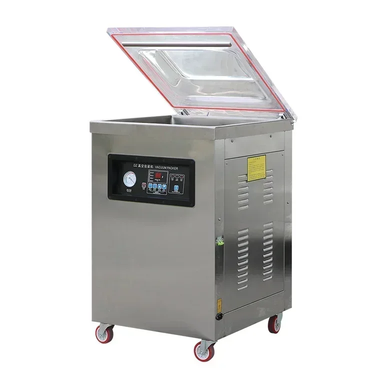 

Rice vacuum packaging machine, rice brick vacuum sealing machine 1-5kg vacuum baler DZ-500D