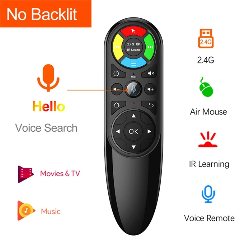 

Q6 Flying Air Mouse Voice Control 2.4G Remote Controller With Gyroscope For Android TV Box X96 H96