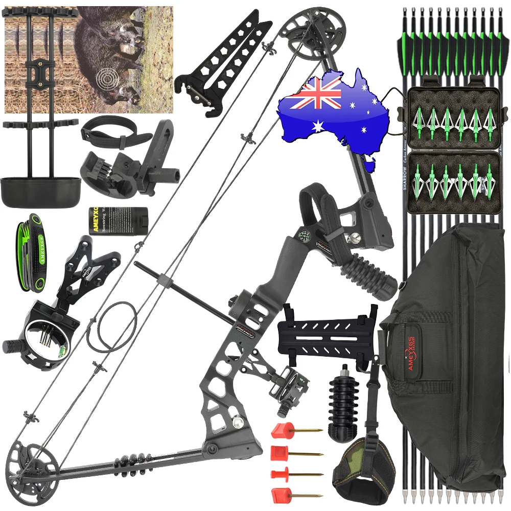 Adjustable Compound Bow and Arrow Set for All Skill Levels