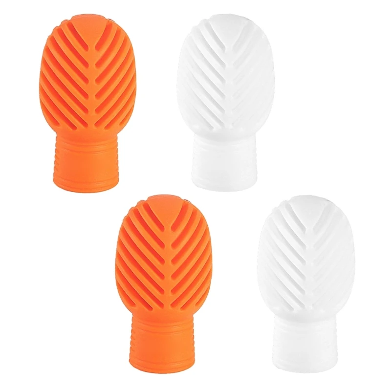 

4Pcs Silicone Drumstick Tip Drum Dampener Replacement Percussion Tip N58B